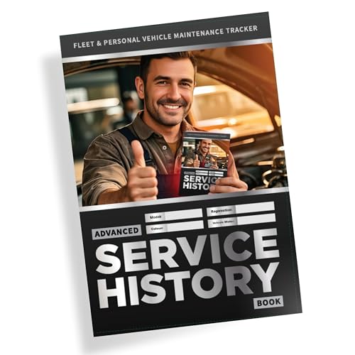 Ethicom: Advanced Car Service History Book – Car Logbooks, Service Book for Toyota, Ford, VW & More – Car Service, Motorbike, MOT & Mileage Log Book – Replacement Maintenance Record. Universal.