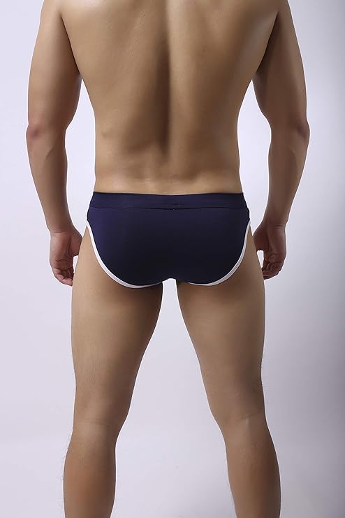 Mens Open Elephant Nose Style Underwear Sexy Breathable Soft Ice Silk Thong Hollow Out Pouch Erotic Boxer Shorts2