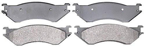 ACDelco Silver 14D702M (19286070) Semi-Metallic Front Disc Brake Pad Set with Wear Sensor