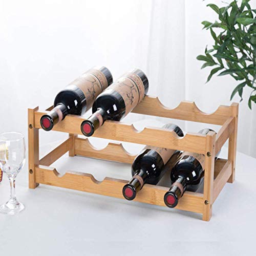 image for Riipoo Wine Rack Countertop, Wine Racks Shelf, Wine Bottle Holder for 