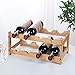 RIIPOO Wine Rack for Countertop & Cabinet 2 Tier - Versatile Bottle Holder for Bar, Pantry, or Refrigerator Storage