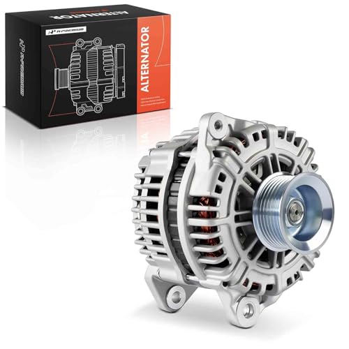 A-Premium Alternator Compatible with Nissan Frontier 2005-2007, Pathfinder 2005-2007, Xterra 2005-2007, 4.0L, 12V 110A 7-Groove Pulley Clockwise, Replace# 23100EA201, LR1110725 by A-Premium - Used condition - US$122.28