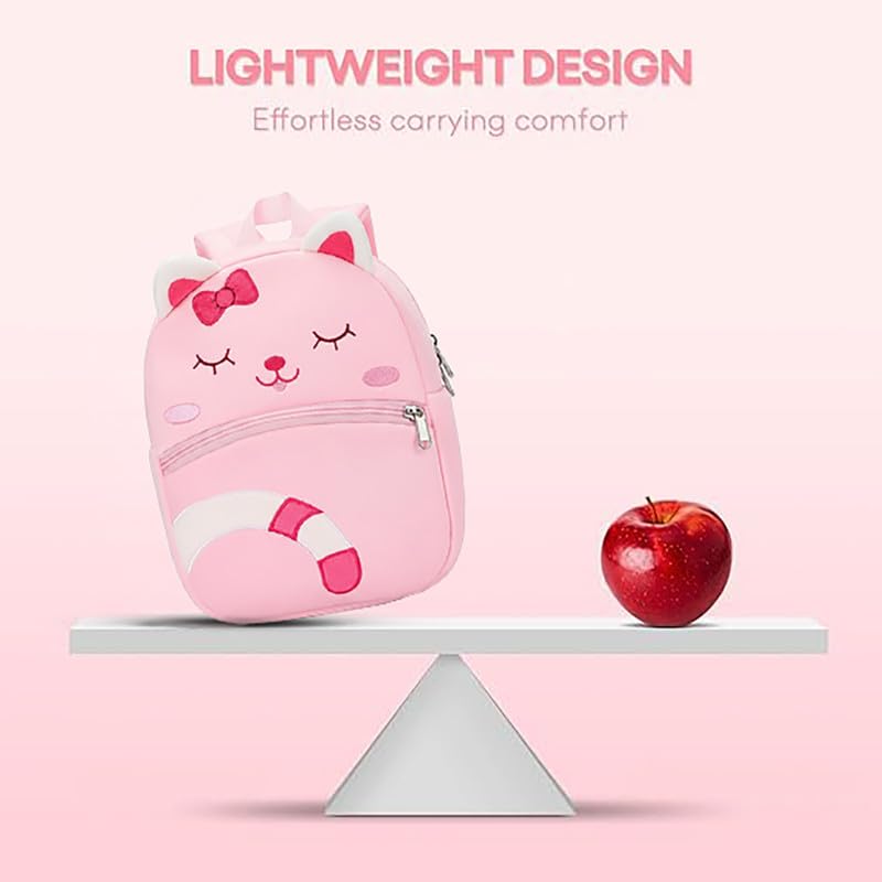 Image of Frantic Cute Backpack for Nursery Children Soft Plush Velvet Cartoon Animal Plush Preschool Mini Travel Bags for Baby Girl & Baby Boy Ideal for Girls, Boys & Toddlers, 2-5 Years