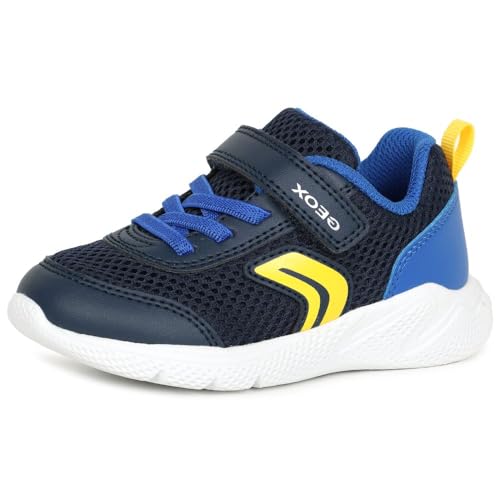 Geox B Sprintye Boy C, Sneaker Bimbo 0-24, Navy Royal, 21 EU
