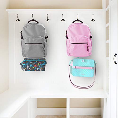 Bentgo® Kids Prints Lunch Bag - Double Insulated, Durable, Water-Resistant Fabric With Interior And Exterior Zippered Pockets And External Bottle Holder- Ideal For Children 3+ (Mermaid) #TOP3