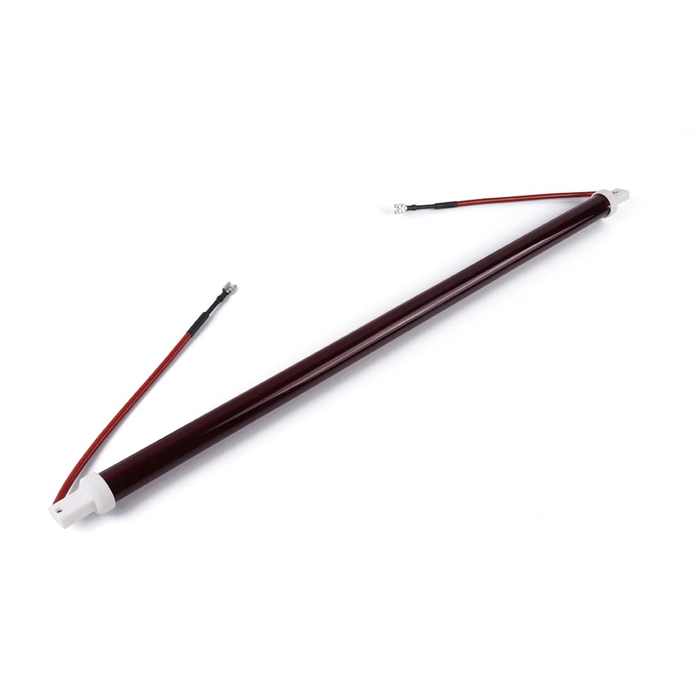 Tube de lampe chauffante 1000 W 525 mm Rouge rubis 220 V Ø 19 mm