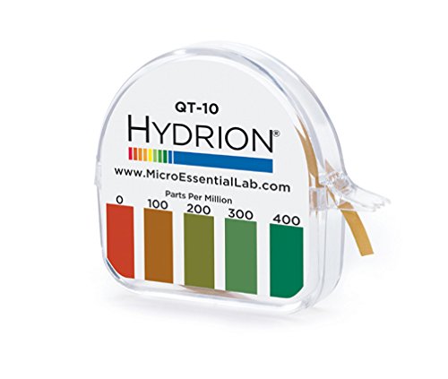 Quat Sanitizer Test Strips - Measure 0-400 ppm -5