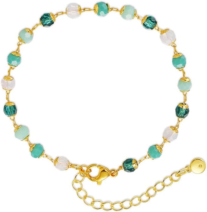 Gold Chain Bracelets for Women Adjustable Statement Minimalist Link Bracelets for Women Birthday Jewelry