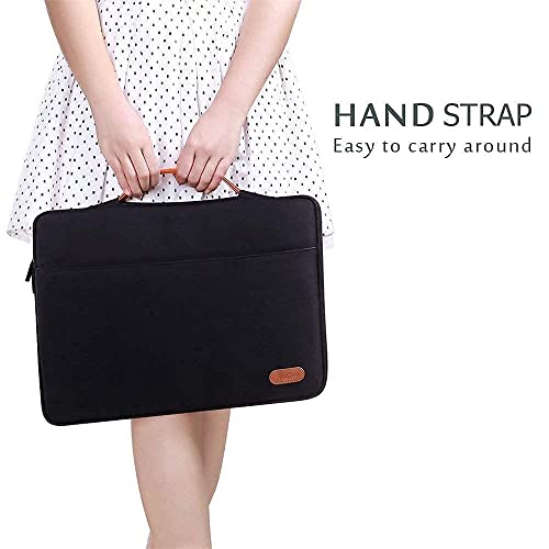 Procase 14-15.6 Inch Laptop Sleeve Case Protective Bag For Macbook Pro 16"/14" 15" 15.6" Dell Lenovo Hp Samsung Sony Chromebook Bundle With Metal Laptop Stand, Ergonomic Aluminum Laptop Holder #TOP4