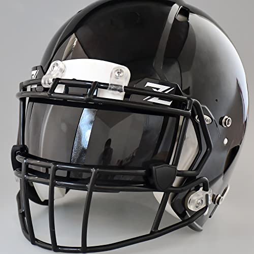 ZIXIOYS Tinted Football Visor, Fits Youth and Adult Football Helmets (Black)