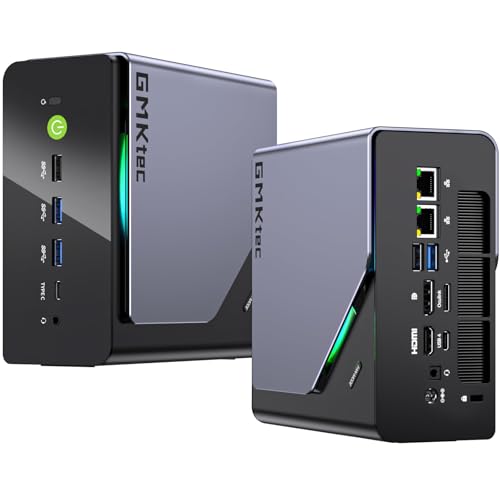 GMKtec Gaming Mini PC, AMD Ryzen 7 H 255 (Upgraded 8745HS) 64GB