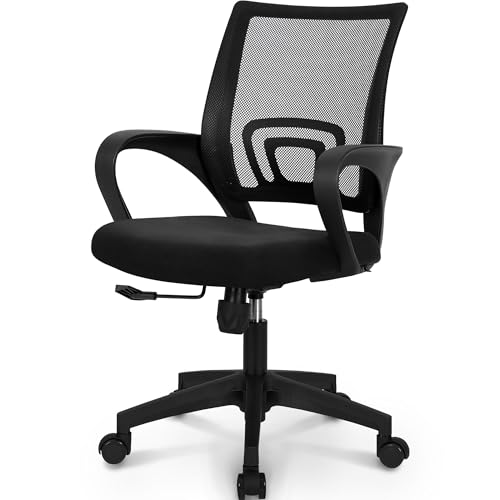 NEO Chair Office Desk Computer Chair Ergonomic Mesh Gaming Mid Back Seat with Comfy Lumbar Support...