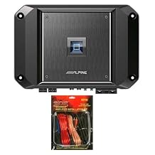 جبال الألب R2-A60F 4 قناة 600 واط فئة D سيارة مكبر للصوت الصوت & KIT10 تركيب AMP كيت