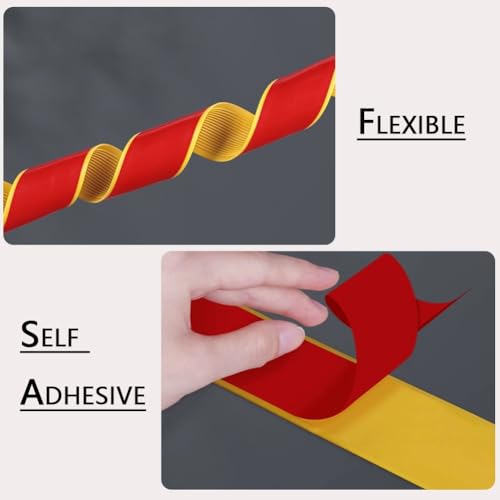 Borde de escalera autoadhesivo para evitar resbalones con protector flexible de PVC gris 4