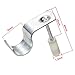 VOTOER 100pcs Ceiling Shooting Pipe Clamp Nails with Metal Pipe Climp, Integrated Decoration Trunking Clip Pipe Clamp Nail Drive Pin for Fastening Tools, 20mm Diameter