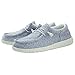 Hey Dude Wally Women's Light Grey, Size 8