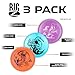 Discraft Big Z Three Pack - Designed for All Skill Levels | Including – Putter, Midrange, Driver | Disc Color & Foil Will Vary | Durable | Colorful