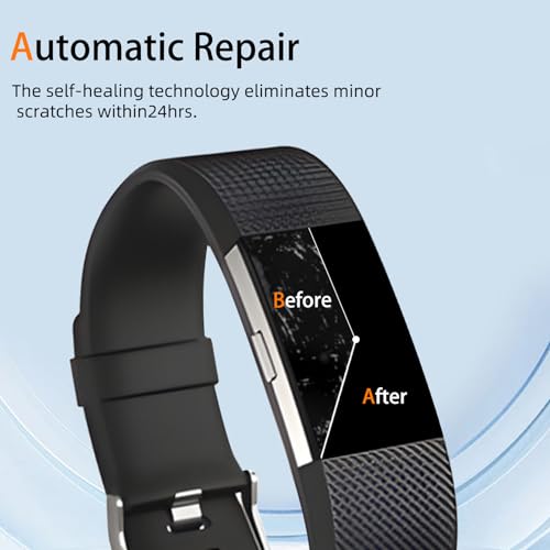 Kimiyaki 6 Pack For Fitbit Charge 2 Matte Screen Protector [Anti-Glare & Anti-Fingerprint] thumb #4