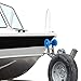 VEITHI Boat Trailer Roller 3 inch, 3-Piece Polyurethane Bow Roller with 1/2