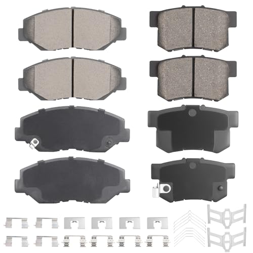 Front Rear Ceramic Disc Brake Pads Set for Honda CRV