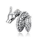 BEEUVIP Mini Dragon Charm 925 Sterling Silver Bead for Charm Bracelets and Necklaces, Birthday Mothers Day Jewelry Gifts Women Girls