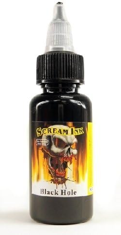 SCREAM Tattoo Ink 4-oz -BLACK HOLE- Tattoo Supplies by Scream ink