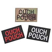 JOINPAYA 3pcs Embroidered Alphabet Cloth Patches with Hook and Loop Fastener, Repairing Garment Appliques for T-Shirts, Pants, and Bags, Red White and Camouflage Colors, DIY Sewing