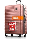 Travely Valise Taille XXL, 87 cm, Volume intérieur 150 L, Valise à Coque...