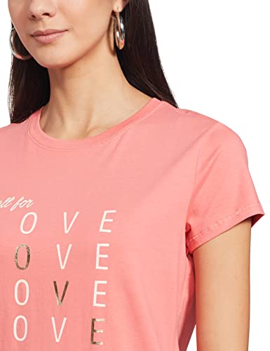 Image of Enamor Short Sleeve Crew Neck Regular Length Basic Crew T-Shirt - Slim Fit, Soft and Breathable Stretch Cotton - E147