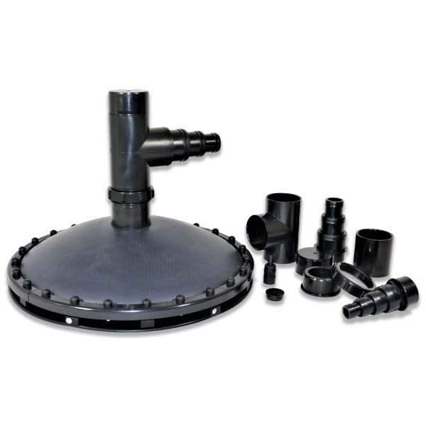 eco-filtration Full Range Of Weighted Suction Domes | Retro Fit Bottom Drains | Portable Bottom Drains | Gravity & Pump Fed Pond Pipework Systems (Weighted Suction Dome Rubber Membrane)