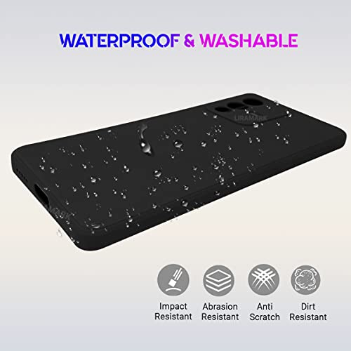 Image of LIRAMARK Silicone Soft Back Cover Case for V23 Pro (5G) / Vivo S12 Pro (5G) (Silicone Black)