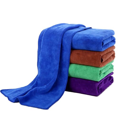 Image of Microfiber Cleaning Cloths for Car and Kitchen | 500 GSM | 40 X 60 CM | All Purpose Softer Highly Absorbent, Wash Cloth for House, Kitchen, Car, Window (Pack of 3)