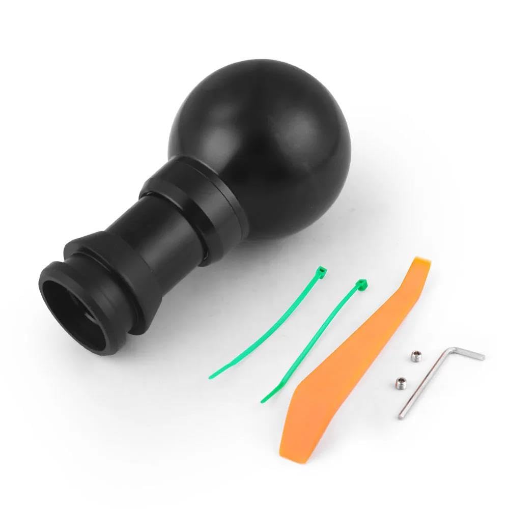 HYASDBWE Automatic Car Gearbox Handles Gear Shift Knob Stick Lever Head for Mazda for Civic for Fit Gear Shift Handball Gear Shifter Parts(Black)
