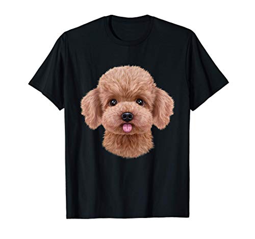 Cara de perro caniche toy crema Camiseta Cover