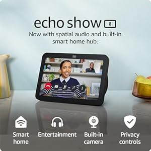 Echo Show 8 (Newest gen) | HD smart...