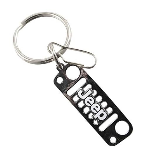 Plasticolor 004477R01 Jeep Logo over Grill Key Chain