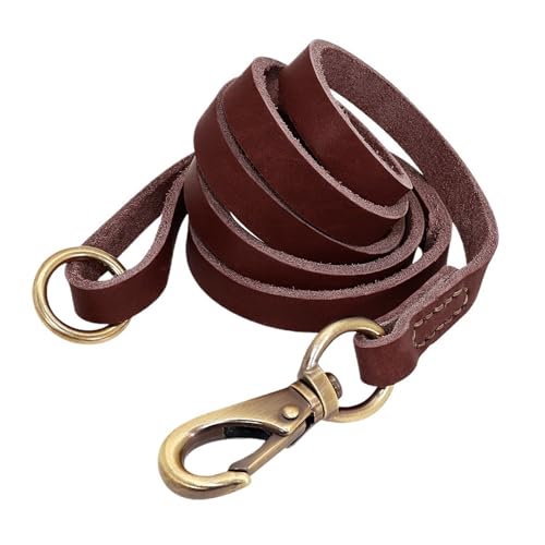 NKCVEZBW Hundeleine aus Leder, 150 cm, Trainingsleinen for Haustiere, kompatibel mit mittelgroßen und...