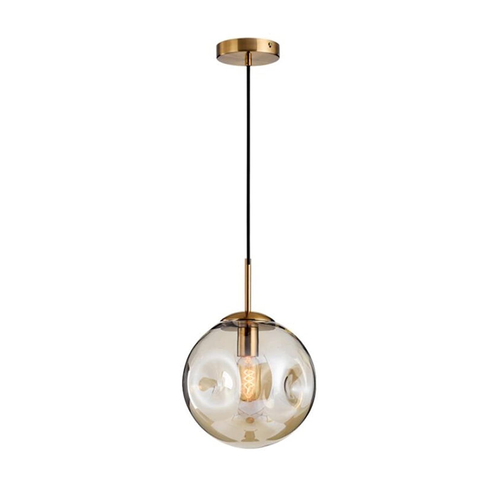 Éclairage suspendu contemporain en verre de qualité pour décoration chic
