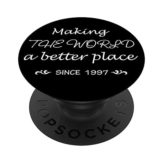 Mujer de 23 años Regalo de cumpleaños número 23 Nacido en PopSockets PopGrip: Agarre intercambiable para Teléfonos y Tabletas