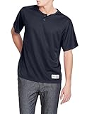 OLLIN1 Premium Mens Sports Button Mesh Short Sleeve Baseball Jersey
