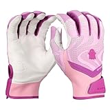 Easton | Ghost Ethos Women’s Fastpitch Softball Batting Gloves | Lilac | X-Large