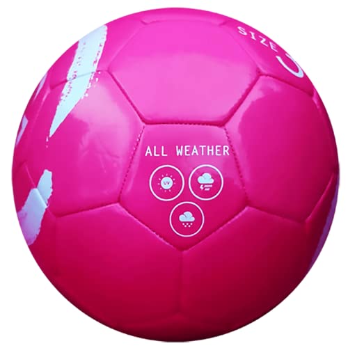 Gearya Pink Soccer Ball For Kids Size 3, For Youth, Toddler, Children Players Ages 4-8, Girls & Boys Soft Touch #TOP2