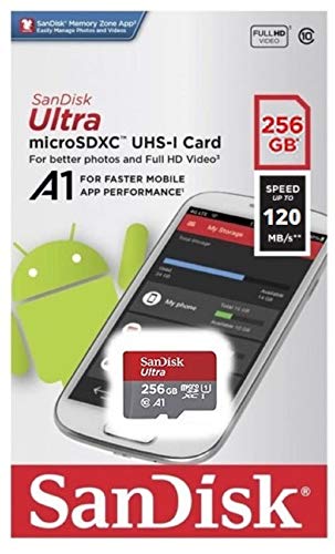 Sandisk 256Gb Uhs-I Ultra Micro Sd Card For Lg Phone Works With Lg Velvet 5G, Lg K92 5G, Lg V60 Thinq 5G (Sdsqua4-256G-Gn6Mn) Bundle With (1) Everything But Stromboli Sd & Microsdxc Memory Card Reader #TOP1
