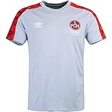 aufgedrucktes FCN-Logo und Umbro-Logo in moderner Drucktechnik