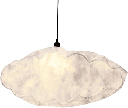 MAD MUNKEE Large Handmade Cloud Pendant Lamp Paper Ceiling Light for Bedroom Liv