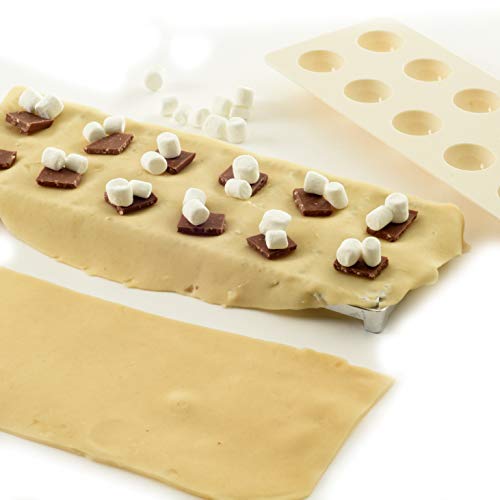 Norpro Jumbo Ravioli Maker With Press, 12.25" X 5.125" X 1", White #TOP7