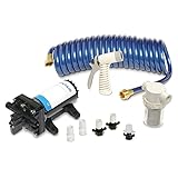 SHURFLO PRO WASHDOWN KIT™ II Ultimate - 12 VDC - 5. 0 GPM - Includes Pump, Fittings, Nozzle, Strainer, 25\' Hose