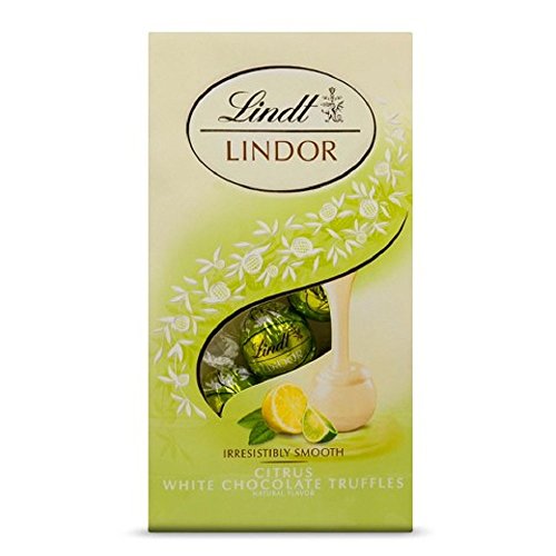 LINDT LINDOR WHITE CHOCOLATE CITRUS TRUFFLES 5.1oz BAG