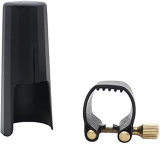 an-do-er Leather Ligature Fastener with Plastic Cap for Clarinet Bakelite Mouthpiece Durable