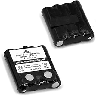 SUNDELY® Battery for Motorola Radio XT180 TLKR T80 Extreme T81 Hunter T61 T60 T50 T9 T8 T7 T6 T5 T4 T3 XTB446 XTK446 XTR446 Walkie Talkie IXNN4002A 00242 800mAh 4.8V Rechargeable Ni-MH AAA (2 Pcs)